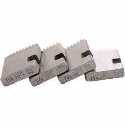 Global Industrial Power Treading Alloy Dies, 1-1/4" - Pkg Qty 4