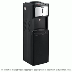 Global Industrial® Tri-Temp Top Load Water Dispenser, Black -Pumps Sales 670437IN 1wco