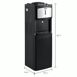 Global Industrial® Tri-Temp Top Load Water Dispenser, Black -Pumps Sales 670437IN dim