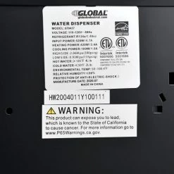 Global Industrial® Tri-Temp Top Load Water Dispenser, Black -Pumps Sales 670437 13