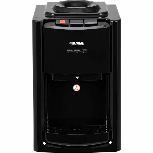 Global Industrial® Tri-Temp Countertop Water Dispenser, Black 4 Global Industrial® Tri-Temp Countertop Water Dispenser, Black - Image 2