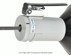Global Industrial Electric Auto-Feed Handheld Drain Cleaner For 3/4"-3"ID, 5/16"x25' Cable -Pumps Sales 670462IN 2wco