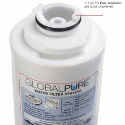 Global Pure Replacement Water Filter, 3,600 Gallon Capacity -Pumps Sales 761215IN 2wco