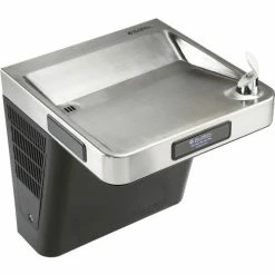 Refrigerated Drinking Fountain, Filtered, Graphite/Stainless Steel, by Global Industrial™ -Pumps Sales 761217 02