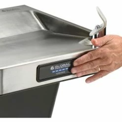 Refrigerated Drinking Fountain, Filtered, Graphite/Stainless Steel, by Global Industrial™ -Pumps Sales 761217 07