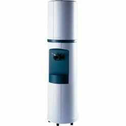 Aquaverve Bottleless Fahrenheit Model Commercial Cold Water Cooler W/ Filtration, White & Black Trim