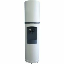Aquaverve Bottleless Fahrenheit Model Commercial Cold Water Cooler W/ Filtration, White W/ Blue Trim