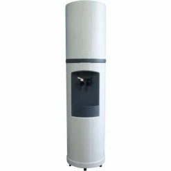 Aquaverve Fahrenheit Model Commercial Room Temp/Cold Water Bottled Cooler White W/ Blue Trim