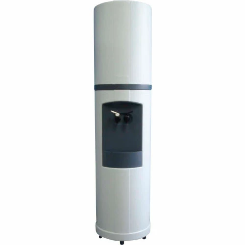 Aquaverve Fahrenheit Model Commercial Room Temp/Cold Water Bottled Cooler White W/ Blue Trim 3 Aquaverve Fahrenheit Model Commercial Room Temp/Cold Water Bottled Cooler White W/ Blue Trim