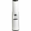 Aquaverve Pacifik Model Commercial Room Temp/Cold Bottled Water Cooler - White W/ Black Trim -Pumps Sales AQ2 PC101B 01