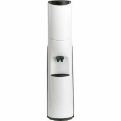Aquaverve Pacifik Model Commercial Hot/Cold Bottled Water Cooler Dispenser - White W/ Black Trim