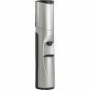 Aquaverve Pacifik Model Commercial Hot/Cold Bottled Water Cooler Dispenser - Silver W/ Black Trim