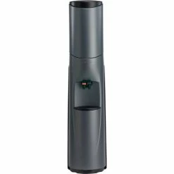 Aquaverve Pacifik Model Commercial Hot/Cold Bottled Water Cooler Dispenser - Charcoal W/ Black Trim