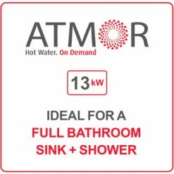 Atmor 800 240V 13 kW 2.25 GPM Point Of Use Tankless Electric Water Heater 18 Atmor 800 240V 13 kW 2.25 GPM Point Of Use Tankless Electric Water Heater -Pumps Sales AT 800 13 1