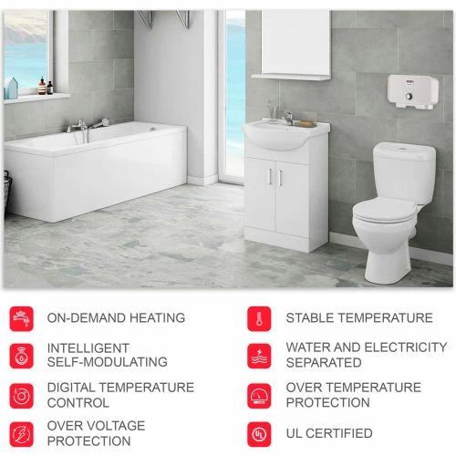 Atmor 800 240V 13 kW 2.25 GPM Point Of Use Tankless Electric Water Heater 14 Atmor 800 240V 13 kW 2.25 GPM Point Of Use Tankless Electric Water Heater - Image 12