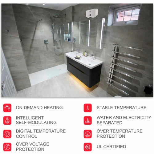 Atmor 800 240V 13 kW 2.25 GPM Point Of Use Tankless Electric Water Heater 13 Atmor 800 240V 13 kW 2.25 GPM Point Of Use Tankless Electric Water Heater - Image 11