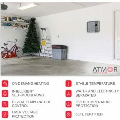 Atmor 912 240V 18 kW 3.73 GPM Tankless Electric Water Heater -Pumps Sales AT 912 18TP 9
