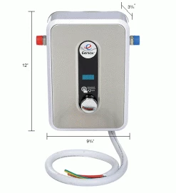 Eemax HA013240 Electric Tankless Water Heater Home Advantage II - 13kW, 54Amps -Pumps Sales B1642392 dim