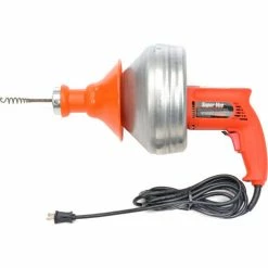 General Wire SV-B-WC Super-Vee Drain Cleaning Machine includes 2 Cables/Cutter Set & Case -Pumps Sales B213898 10 1