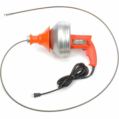 General Wire SV-D Super-Vee Drain/Sewer Cleaning Machine W/ 25' x 5/16" Cable. 3 General Wire SV-D Super-Vee Drain/Sewer Cleaning Machine W/ 25' x 5/16" Cable.