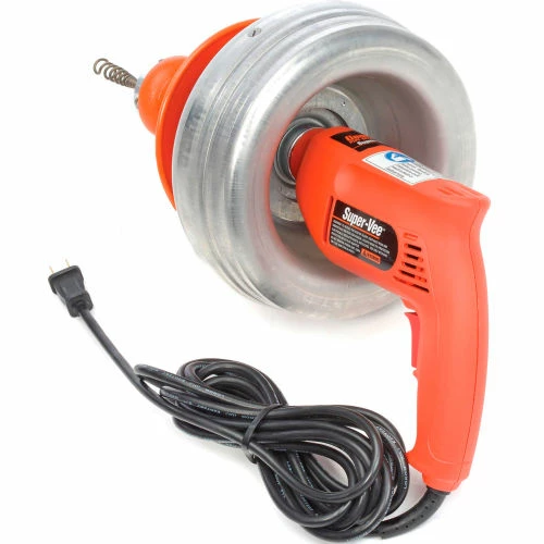 General Wire SV-D Super-Vee Drain/Sewer Cleaning Machine W/ 25' x 5/16" Cable. 4 General Wire SV-D Super-Vee Drain/Sewer Cleaning Machine W/ 25' x 5/16" Cable. - Image 2