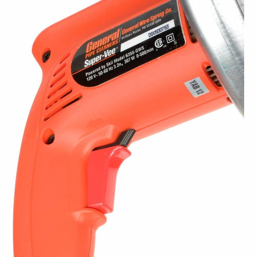 General Wire SV-D Super-Vee Drain/Sewer Cleaning Machine W/ 25' x 5/16" Cable. 8 General Wire SV-D Super-Vee Drain/Sewer Cleaning Machine W/ 25' x 5/16" Cable. - Image 6