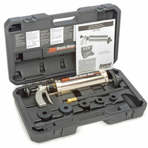 General Wire KR-A-WC Kinetic Water Ram w/ 4" Cone, (5) Plugs, Caulking Hose & Carrying Case 4 General Wire KR-A-WC Kinetic Water Ram w/ 4" Cone, (5) Plugs, Caulking Hose & Carrying Case - Image 2