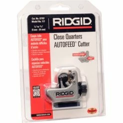Ridgid®97787 Model No. 117 Close Quarters Tubing Cutter, 3/16"-15/16" Capacity 10 Ridgid®97787 Model No. 117 Close Quarters Tubing Cutter, 3/16"-15/16" Capacity -Pumps Sales B329517 03