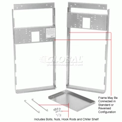Elkay Mounting Frame For Soft Sides & SwirlFlo Two-Level Water Coolers - MF200 -Pumps Sales B384178 2wco