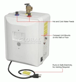 Eemax EMT2.5 Electric Mini Tank Water Heater - 2.5 gallon 120V Plug-In 29 Eemax EMT2.5 Electric Mini Tank Water Heater - 2.5 gallon 120V Plug-In -Pumps Sales B60175 2wco