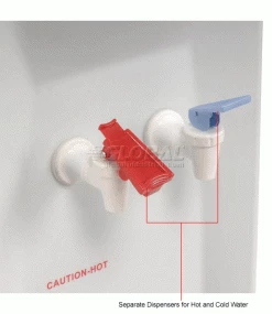 Oasis Atlantis Series Water Cooler, Two Piece Hot Tank, Hot N'Cold™, White -Pumps Sales B606530 3wco