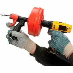 RIDGID® POWER-SPIN™ W MAXCORE™ Cable, 25'L x 1/4"W -Pumps Sales B861704 03