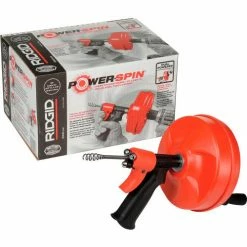 RIDGID® POWER-SPIN™ W MAXCORE™ Cable, 25'L x 1/4"W -Pumps Sales B861704 04