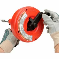 RIDGID® POWER-SPIN™ W MAXCORE™ Cable, 25'L x 1/4"W -Pumps Sales B861704 10