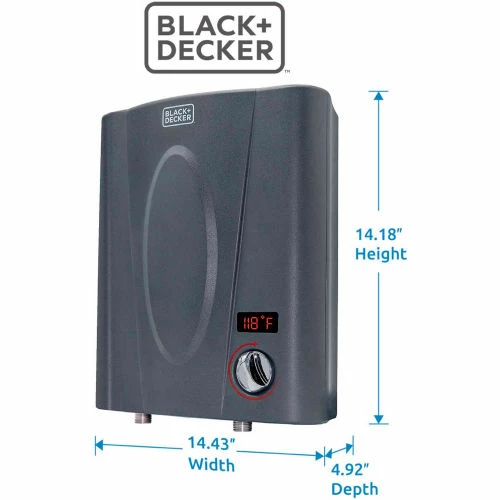 Black+Decker 7kW 1.5 GPM Point Of Use Electric Tankless Water Heater 4 Black+Decker 7kW 1.5 GPM Point Of Use Electric Tankless Water Heater - Image 2