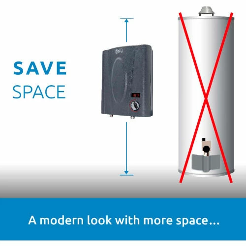 Black+Decker 7kW 1.5 GPM Point Of Use Electric Tankless Water Heater 7 Black+Decker 7kW 1.5 GPM Point Of Use Electric Tankless Water Heater - Image 5