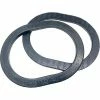 TOPOG-E Series 180 Handhole Gasket, 2" x 3" x 1/2", Black Rubber, Obround, 2 Pack -Pumps Sales DMG T180 2X3X1 2OB PK2