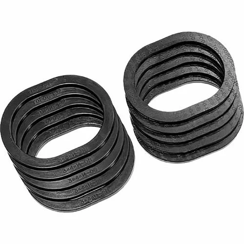 TOPOG-E Series 180 Handhole Gasket, 3" x 4-1/2" x 9/16", Black Rubber, Obround, 10 Pack 3 TOPOG-E Series 180 Handhole Gasket, 3" x 4-1/2" x 9/16", Black Rubber, Obround, 10 Pack