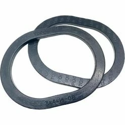TOPOG-E Series 180 Handhole Gasket, 4" x 5" x 5/8", Black Rubber, Obround, 2 Pack