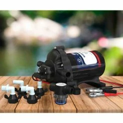 Eccotemp EccoFlo Triplex Diaphragm 12V Water Pump and Strainer - ECP12V -Pumps Sales ECP12V 5