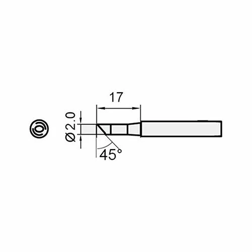Eclipse 5SI-216N-2C - Replacement Tip for SS206E & SS207E 3 Eclipse 5SI-216N-2C - Replacement Tip for SS206E & SS207E