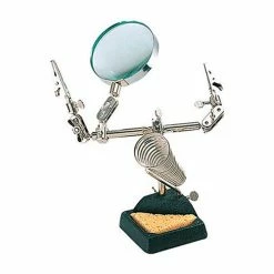 Eclipse 900-206 - Helping hands w/solder iron holder - 2.5X