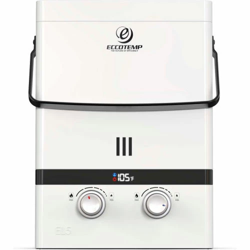 Eccotemp Luxé Outdoor Portable Tankless Water Heater, EccoFlo Diaphragm, Strainer,1.5 GPM, 12V Pump 4 Eccotemp Luxé Outdoor Portable Tankless Water Heater, EccoFlo Diaphragm, Strainer,1.5 GPM, 12V Pump - Image 2