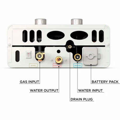Eccotemp Luxé Outdoor Portable Tankless Water Heater, EccoFlo Diaphragm, Strainer,1.5 GPM, 12V Pump 11 Eccotemp Luxé Outdoor Portable Tankless Water Heater, EccoFlo Diaphragm, Strainer,1.5 GPM, 12V Pump - Image 9