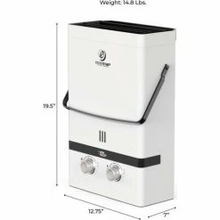 Eccotemp Lux&eacute; Outdoor Portable Tankless Water Heater with LED Display, 1.85 GPM 52K BTU -Pumps Sales EL7 4