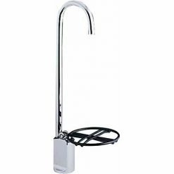 Elkay Push Down Gooseneck 10" High Glass Filler, Lk1114