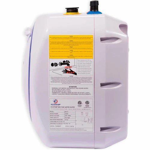 Eccotemp EM-2.5 Electric Mini Storage Tank Water Heater - 2.5 Gallon, 120V 5 Eccotemp EM-2.5 Electric Mini Storage Tank Water Heater - 2.5 Gallon, 120V - Image 3