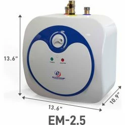Eccotemp EM-2.5 Electric Mini Storage Tank Water Heater - 2.5 Gallon, 120V 15 Eccotemp EM-2.5 Electric Mini Storage Tank Water Heater - 2.5 Gallon, 120V -Pumps Sales EM 2.5 5