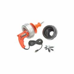 General Wire SV-B-WC Super-Vee Drain Cleaning Machine includes 2 Cables/Cutter Set & Case -Pumps Sales GEW SV B WC