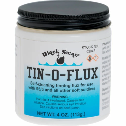 Black Swan Tin-O-Flux, 4 oz. - Pkg Qty 12 3 Black Swan Tin-O-Flux, 4 oz. - Pkg Qty 12